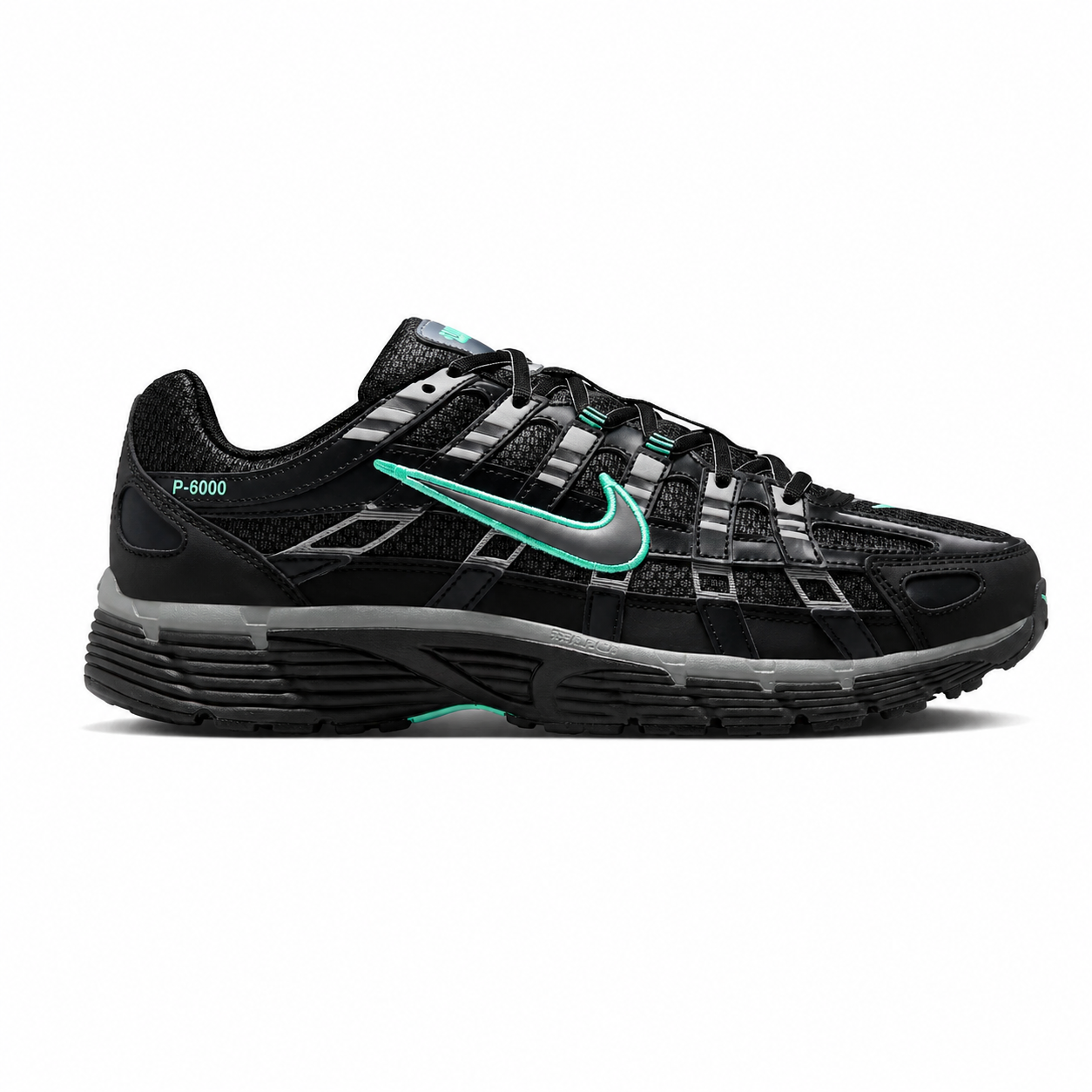NIKE P-6000 - BLACK HYPER TURQUOISE